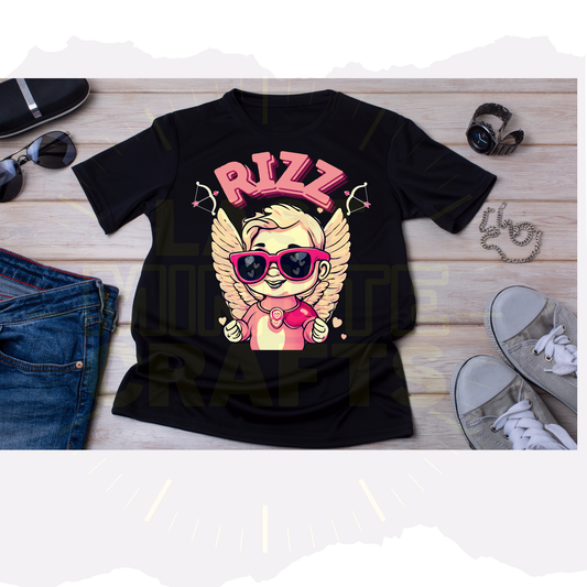 Rizz Cupid T-Shirt – Fun, Playful Graphic Tee for Valentine’s Day and Beyond